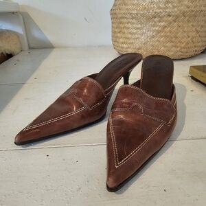 Vintage Leather Aldo Kitten Heels